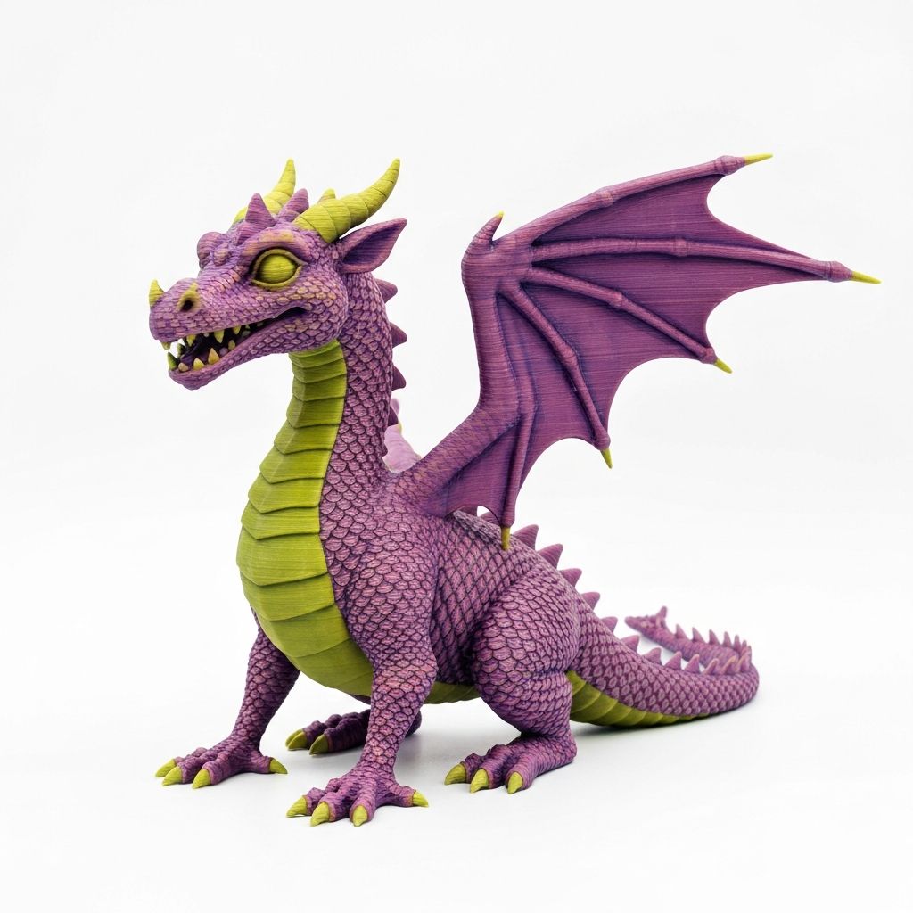 Articulated Dragon Figurine - Free 3D printable model