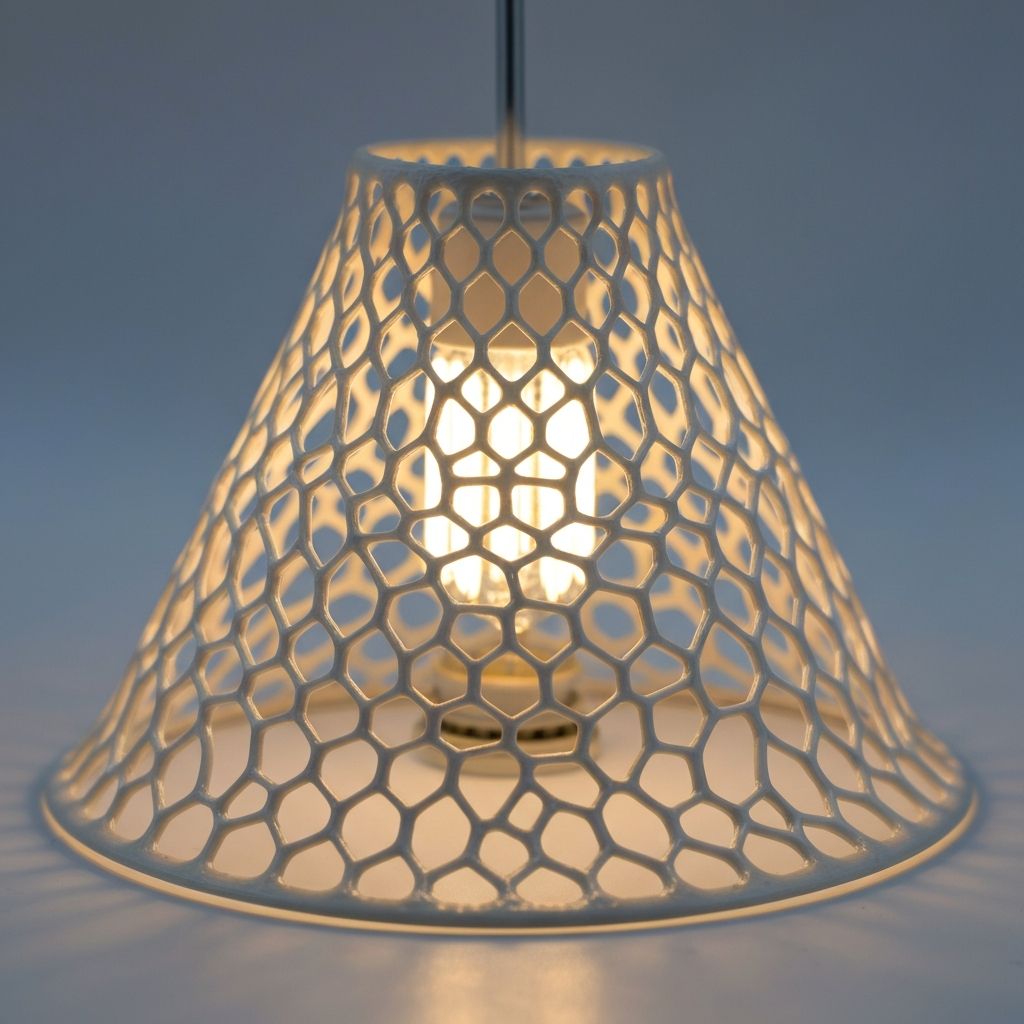 Voronoi Lampshade - Free 3D printable model